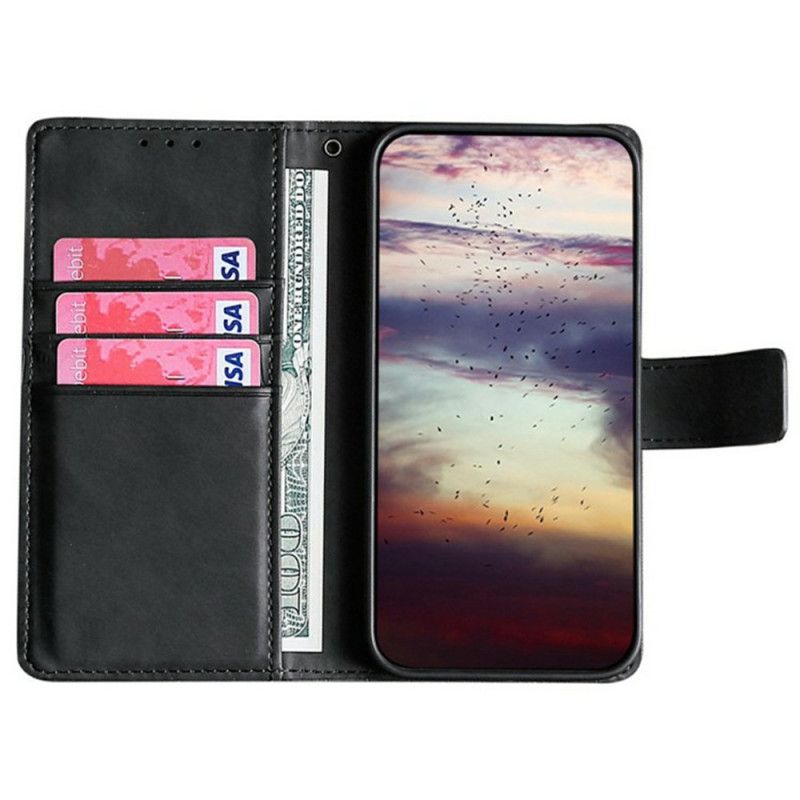 Etui Folio Do Xiaomi 17 Pro Faktura Skóry Krokodyla