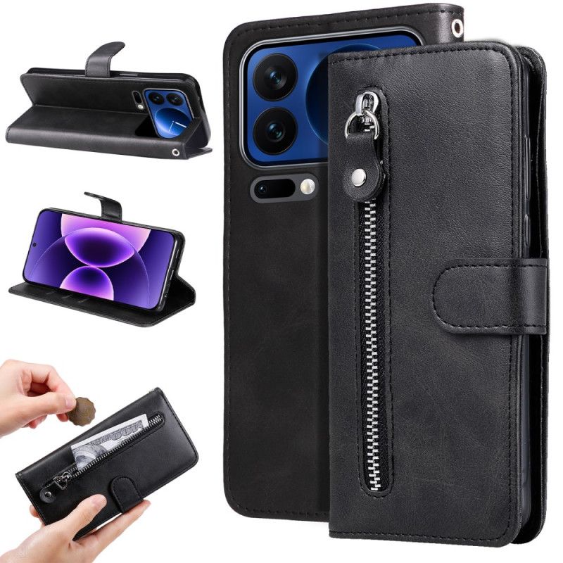 Etui Folio Do Xiaomi 17 Pro Kieszeń Na Zamek