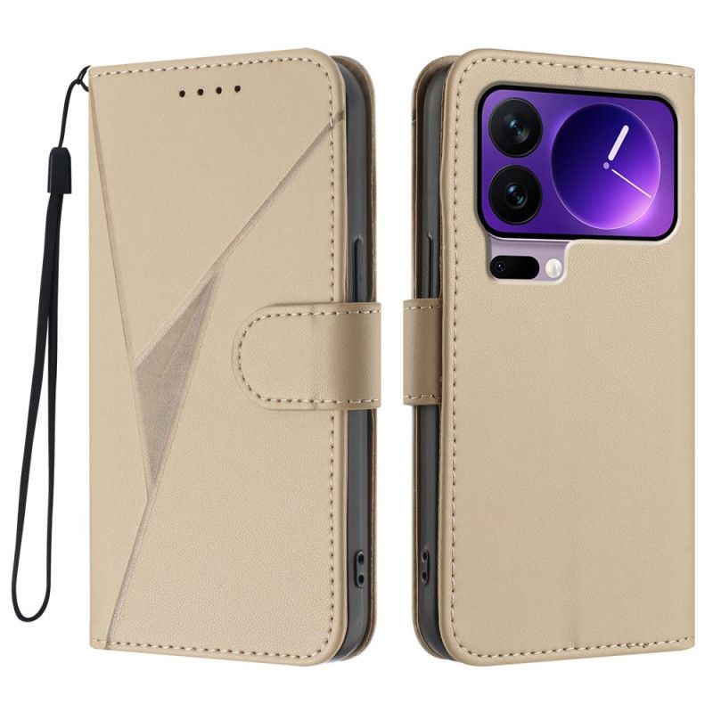 Etui Folio Do Xiaomi 17 Pro Wzór Trójkąta