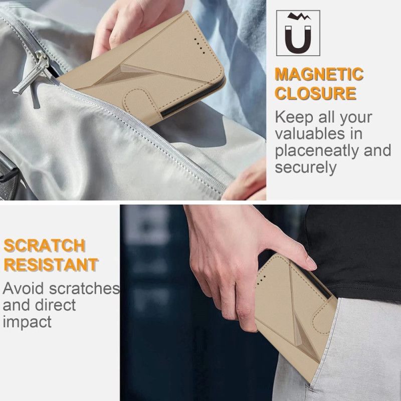 Etui Folio Do Xiaomi 17 Pro Wzór Trójkąta