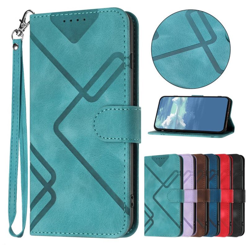 Etui Folio Do Xiaomi 17 Pro Wzory Geometryczne