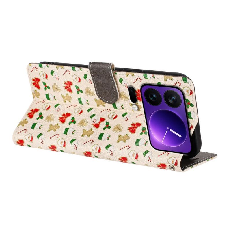 Etui Folio Xiaomi 17 Pro Boże Narodzenie