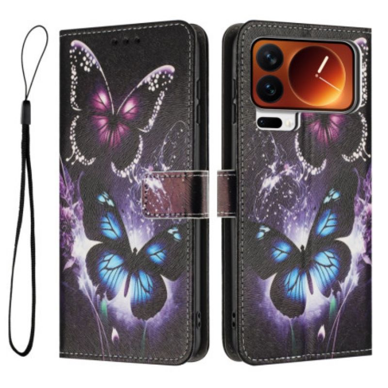 Etui Folio Xiaomi 17 Pro Dwa Motyle