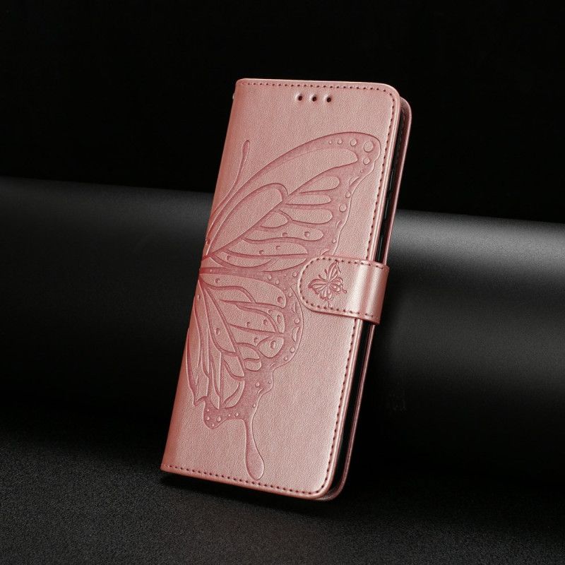 Etui Folio Xiaomi 17 Pro Grawerowane Motyle Etui Ochronne