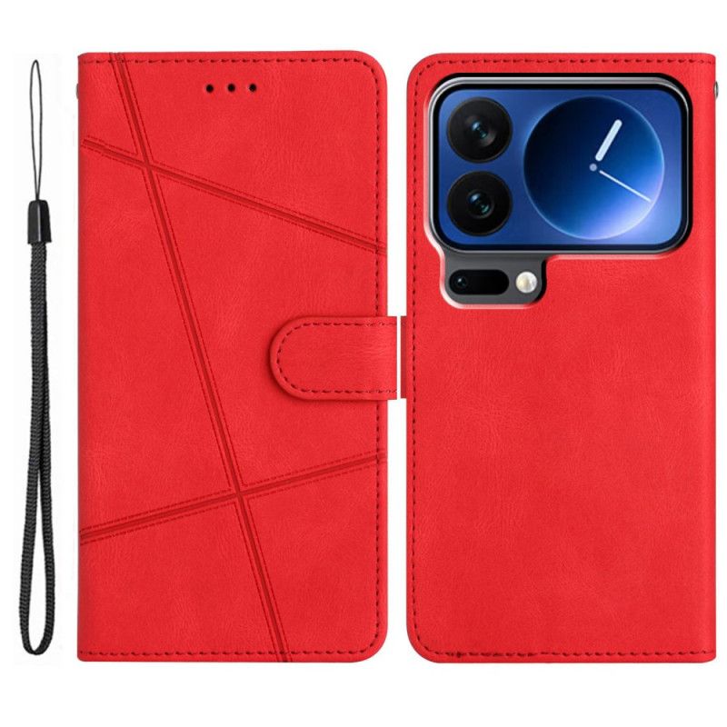 Etui Folio Xiaomi 17 Pro Nadruk W Linie Etui Ochronne