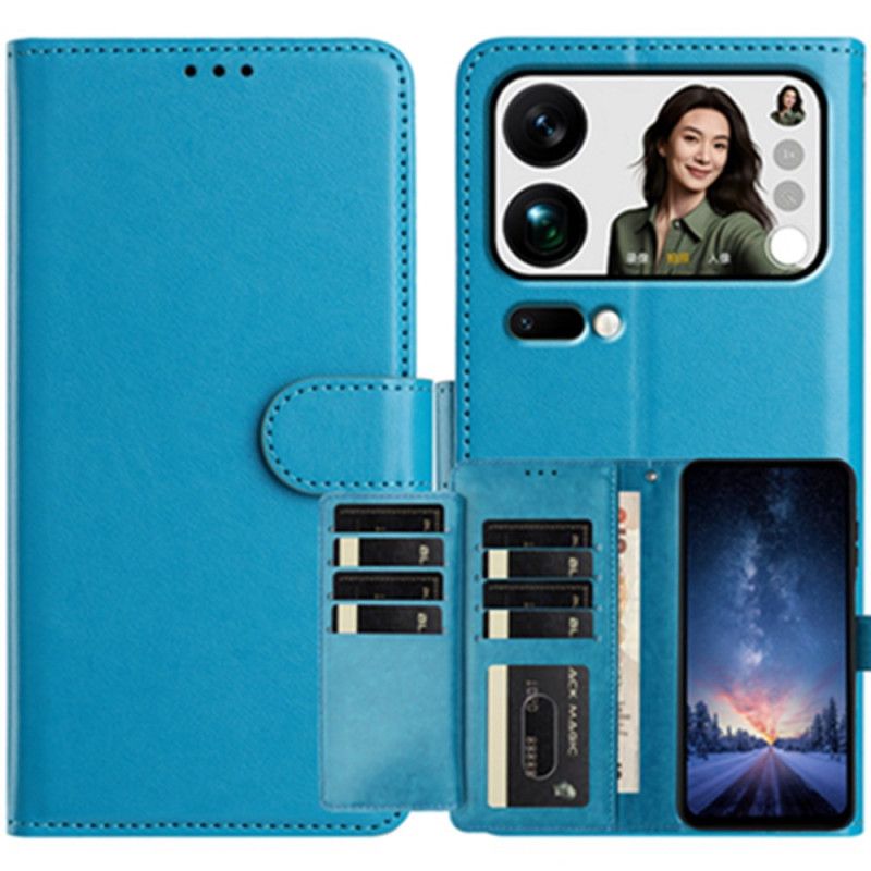 Etui Folio Xiaomi 17 Pro Portfel Z 8 Przegródkami Na Karty