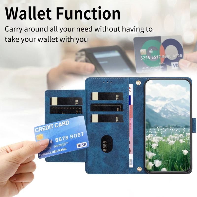 Etui Folio Xiaomi 17 Pro Portfel Z Tulipanowym Wzorem Etui Ochronne