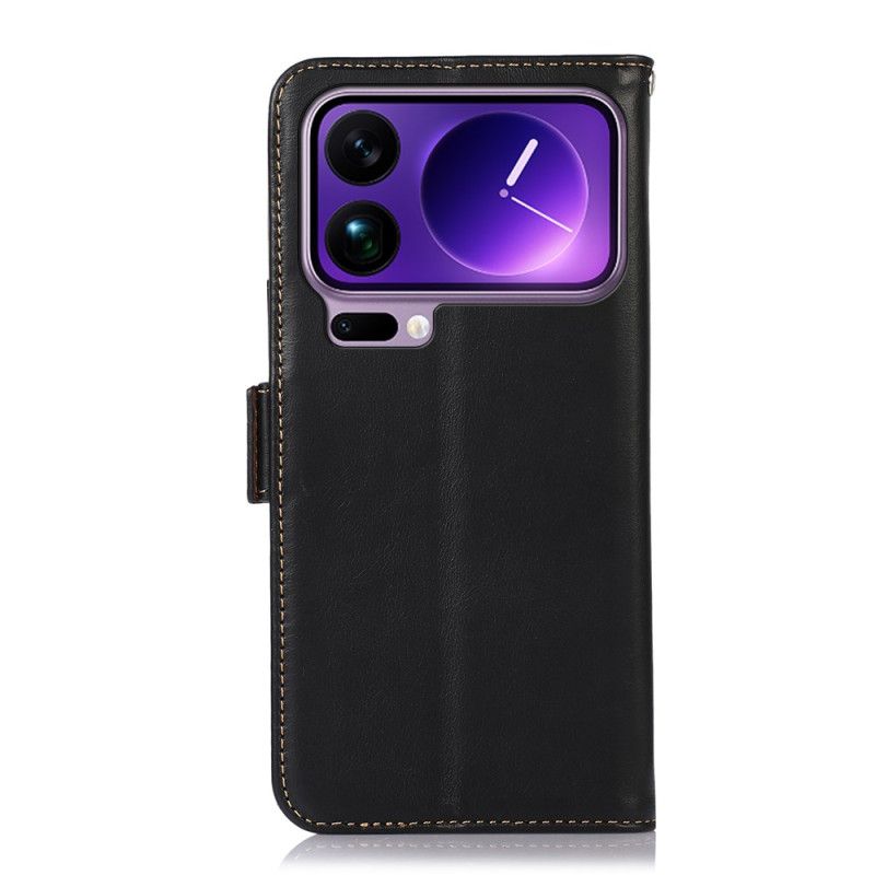 Etui Folio Xiaomi 17 Pro Skórzany Portfel Z Ochroną Rfid