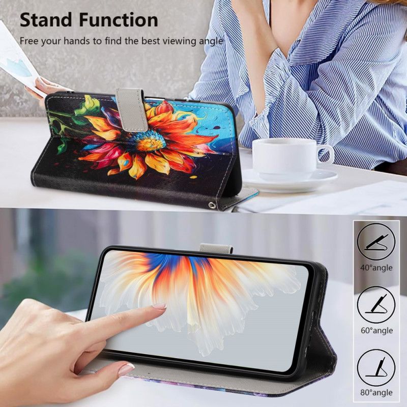 Etui Folio Xiaomi 17 Pro Słonecznik Etui Ochronne