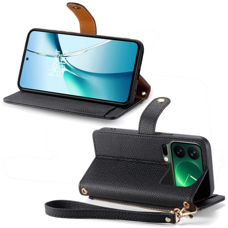 Etui Folio Xiaomi 17 Pro Wzór Serca Blokujący Rfid Etui Ochronne