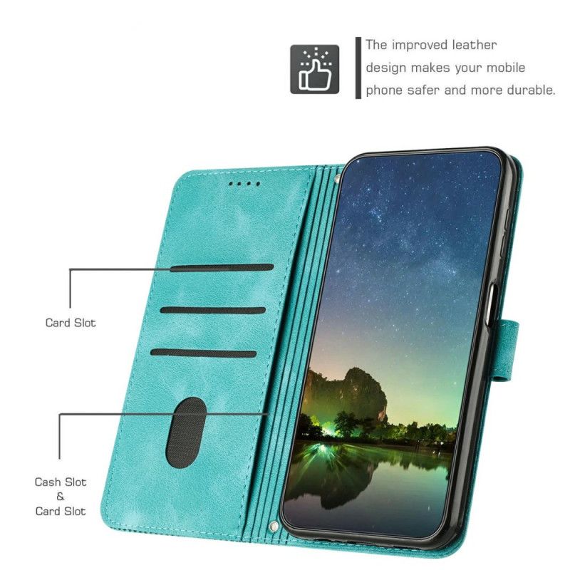 Etui Folio Xiaomi 17 Pro Wzór Trójkątny I Pasek