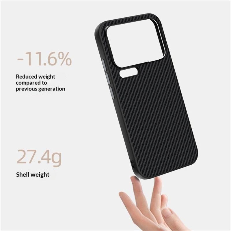 Etui Xiaomi 17 Pro Magnetyczne Zapięcie Z Włókna Węglowego Abeel Zamknięcie Etui Ochronne