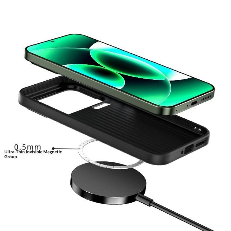 Etui Xiaomi 17 Pro Magnetyczne Zapięcie Z Włókna Węglowego Abeel Zamknięcie Etui Ochronne