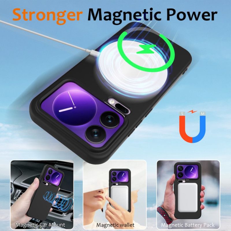 Etui Xiaomi 17 Pro Magnetyczny Silikon Płynny