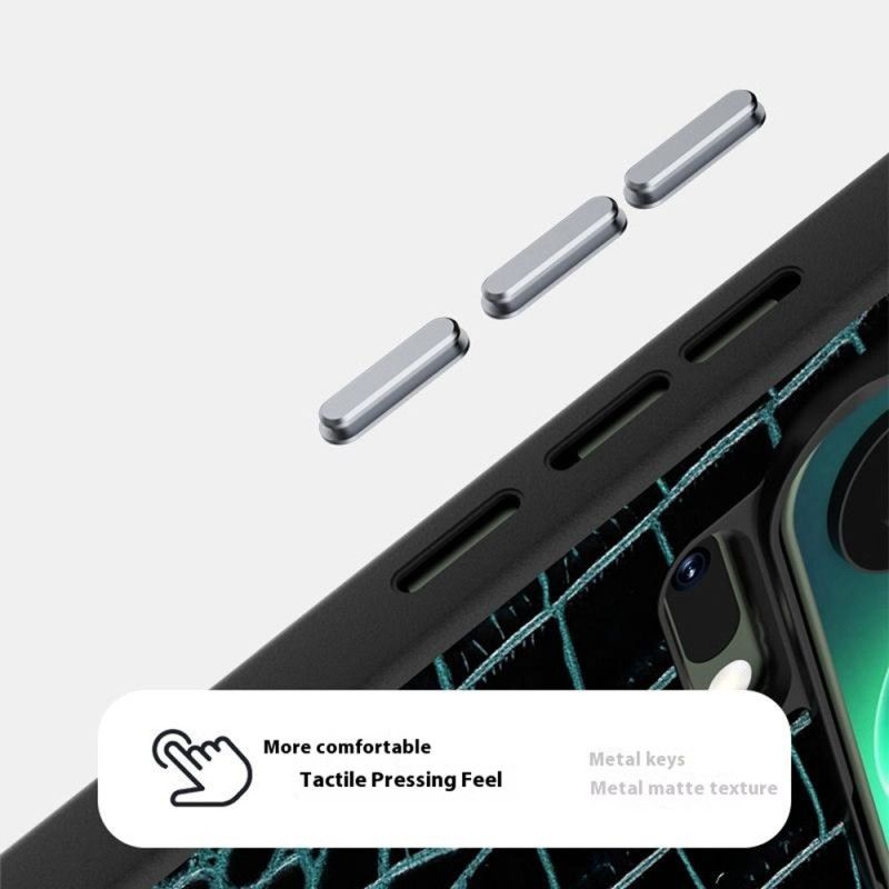 Etui Xiaomi 17 Pro Magsafe Imitacja Skóry Krokodyla