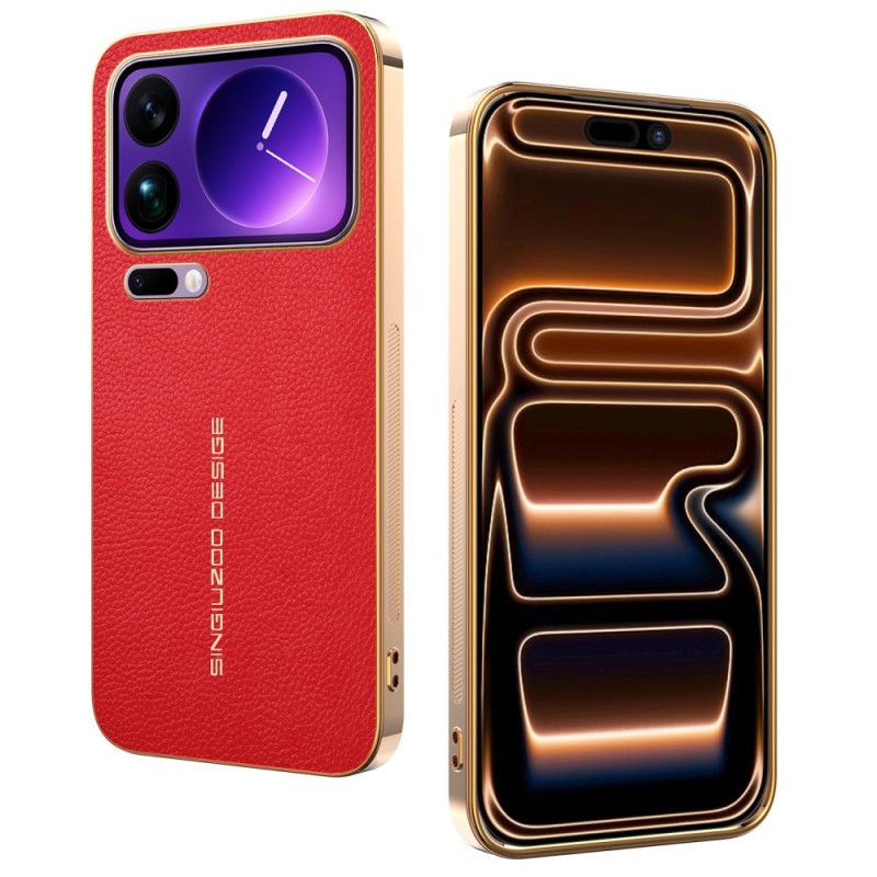 Etui Xiaomi 17 Pro Odporna Na Zarysowania Faktura Liczi Etui Ochronne