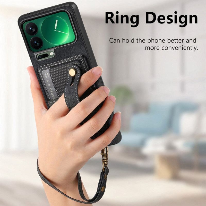 Etui Xiaomi 17 Pro Przegródki Na Karty I Pasek Etui Ochronne