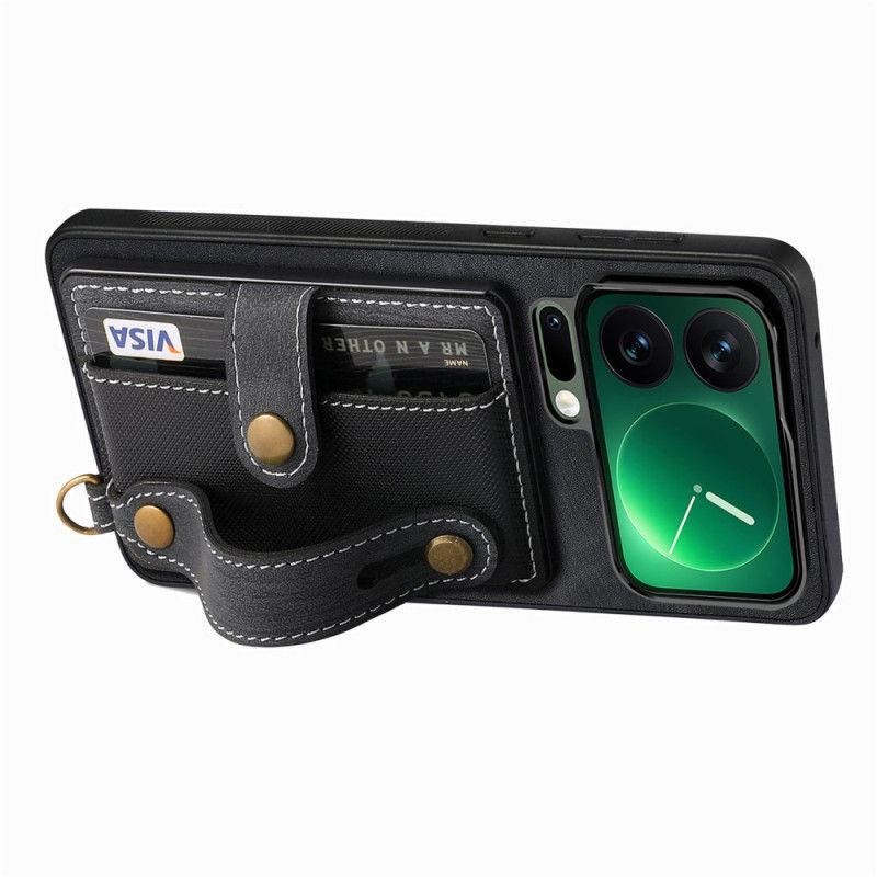 Etui Xiaomi 17 Pro Przegródki Na Karty I Pasek Etui Ochronne