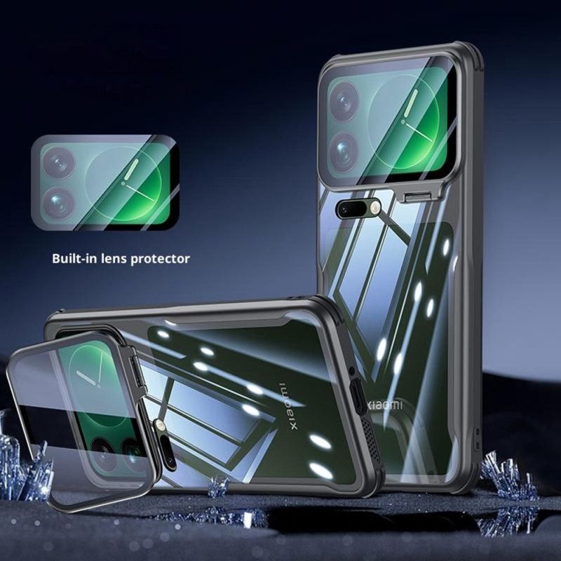 Etui Xiaomi 17 Pro Przezroczysta Zintegrowana Podstawka I Ochrona Aparatu