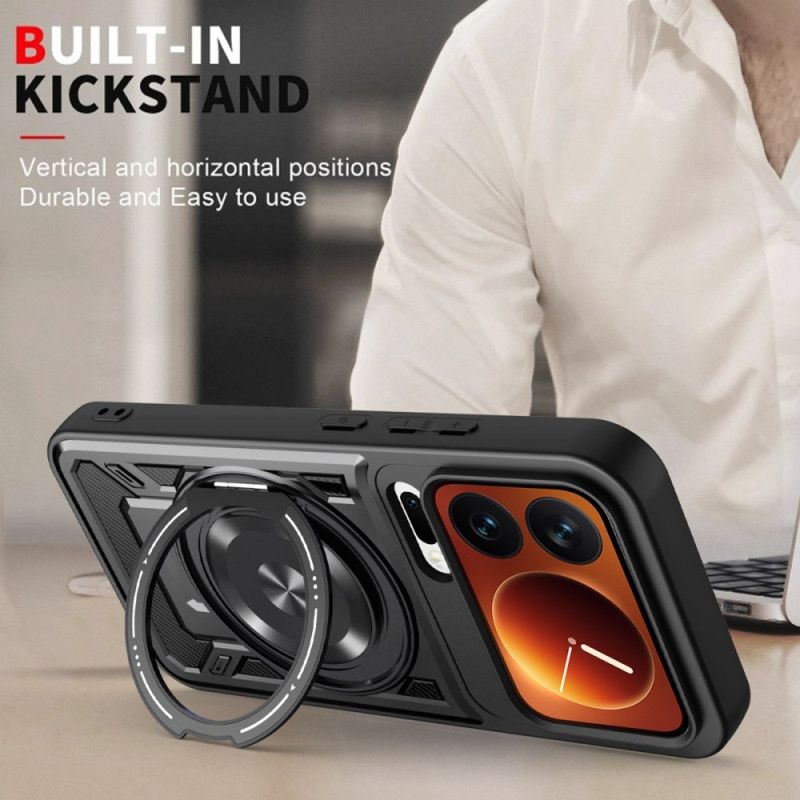 Etui Xiaomi 17 Pro Zapięcie Magnetyczne Z Obrotową Podpórką