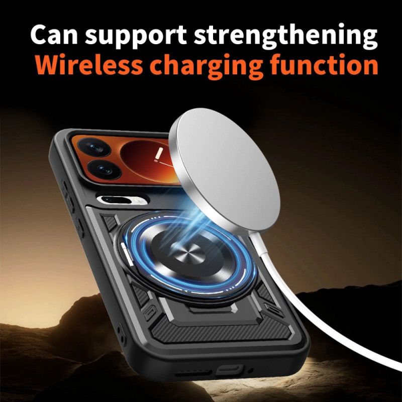 Etui Xiaomi 17 Pro Zapięcie Magnetyczne Z Obrotową Podpórką