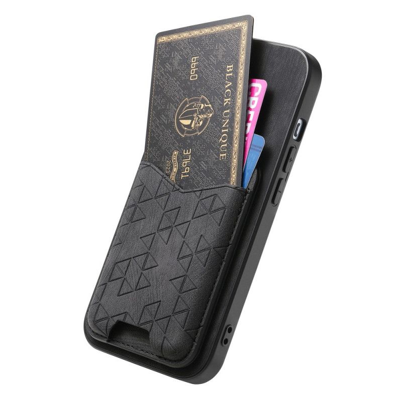 Futerały Xiaomi 17 Pro Etui Na Telefon Etui Na Karty I Stojak Z Grawerowanym Wzorem