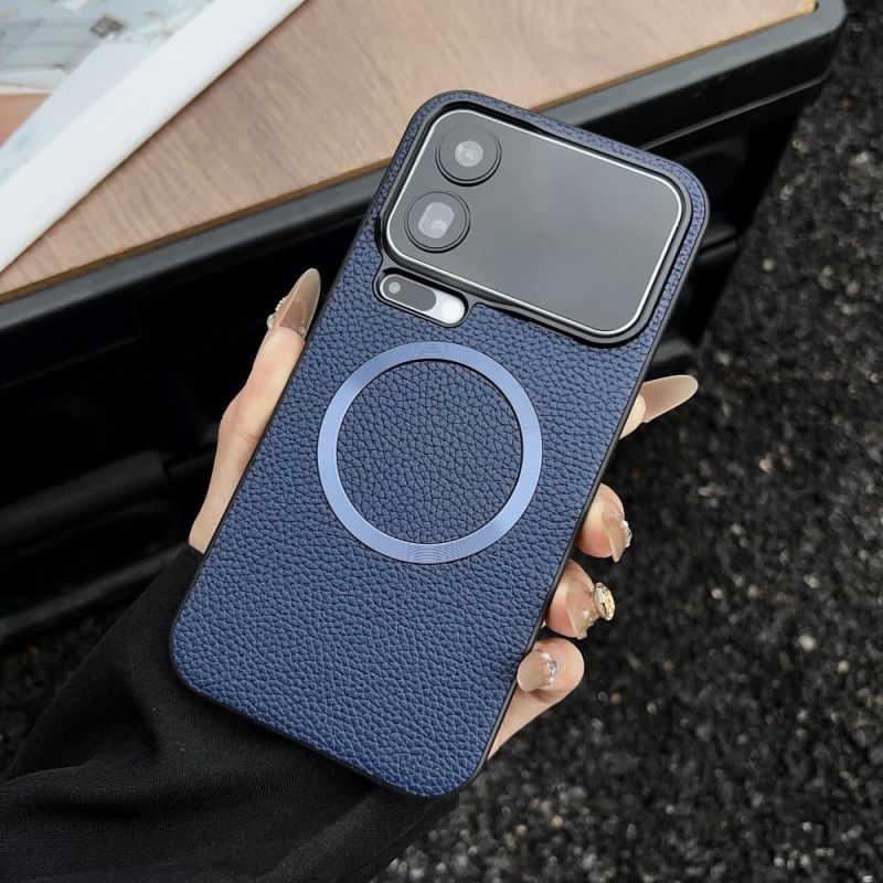 Futerały Xiaomi 17 Pro Etui Na Telefon Magnetyczny Z Fakturą Liczi