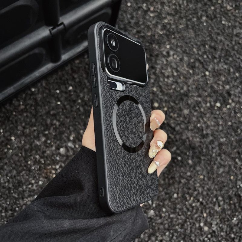 Futerały Xiaomi 17 Pro Etui Na Telefon Magnetyczny Z Fakturą Liczi