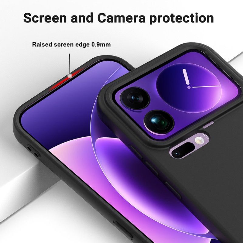 Futerały Xiaomi 17 Pro Etui Na Telefon Płynny Silikon Ze Smyczą