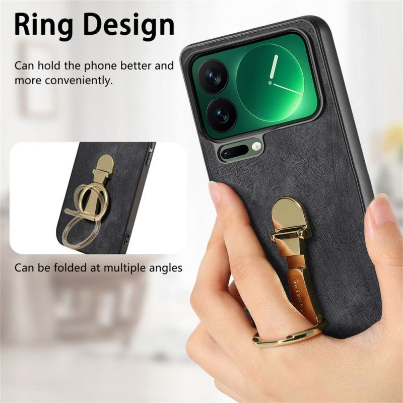 Futerały Xiaomi 17 Pro Etui Na Telefon Składany Stojak Caseneo W Stylu Retro