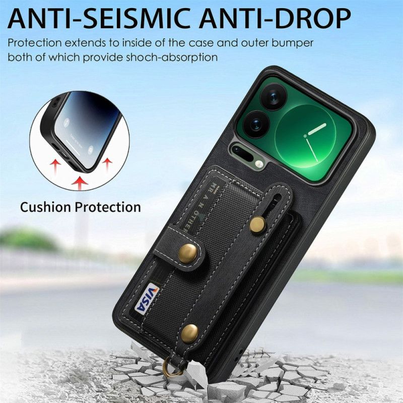 Futerały Xiaomi 17 Pro Etui Na Telefon Uchwyt I Stojak Na Karty Podstawka