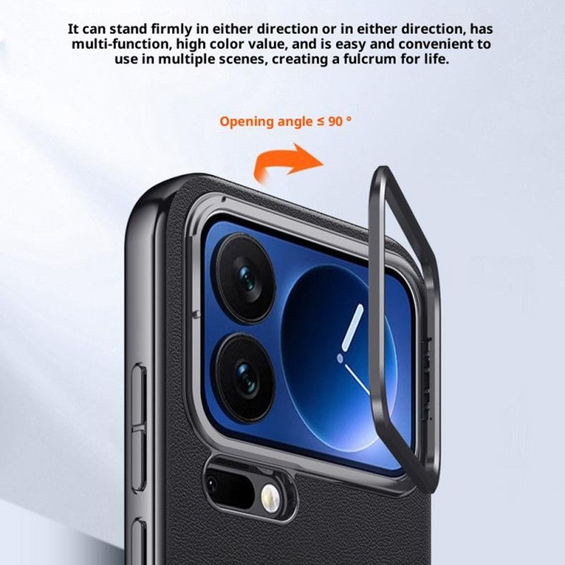 Futerały Xiaomi 17 Pro Etui Na Telefon Zintegrowany Stojak I Metalowa Rama