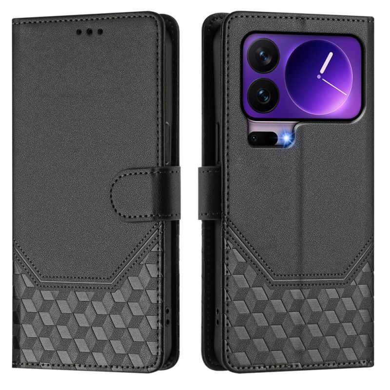 Obudowa Xiaomi 17 Pro Etui Na Telefon Blokada Rfid I Wzór Plastra Miodu