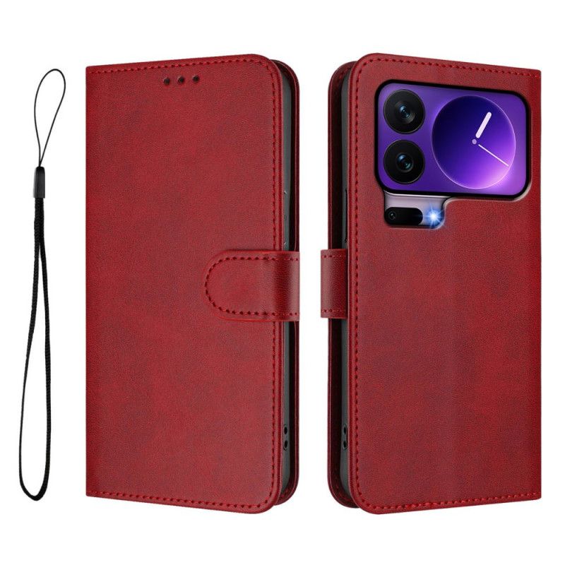 Pokrowce Xiaomi 17 Pro Efekt Skóry Z Blokadą Rfid