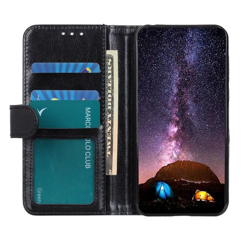 Skórzany Futerał Xiaomi 17 Pro Etui Na Telefon Lakierowana Skóra Ekologiczna