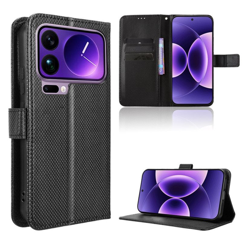 Skórzany Futerał Xiaomi 17 Pro Etui Na Telefon Teksturowana Skóra Syntetyczna