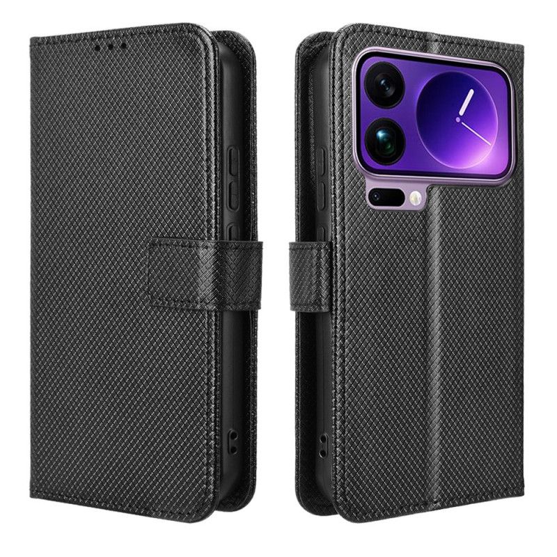 Skórzany Futerał Xiaomi 17 Pro Etui Na Telefon Teksturowana Skóra Syntetyczna