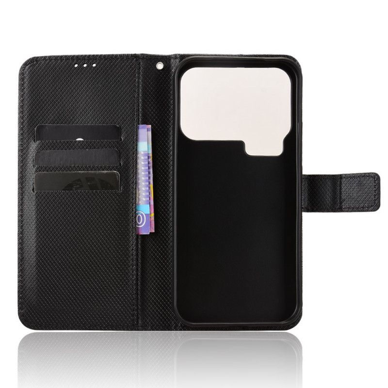 Skórzany Futerał Xiaomi 17 Pro Etui Na Telefon Teksturowana Skóra Syntetyczna