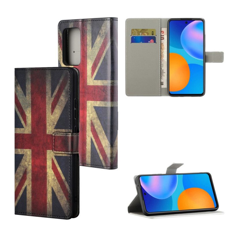 Etui Folio Xiaomi Redmi Note 10 Pro Flaga Anglii Etui Ochronne