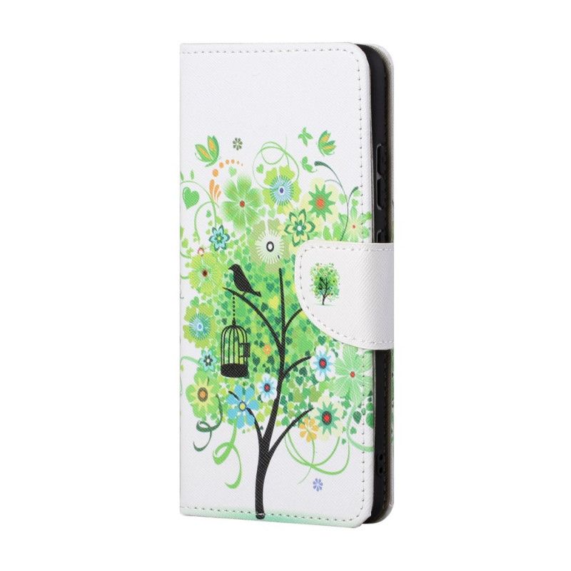 Etui Folio Xiaomi Redmi Note 10 Pro Zielone Drzewo