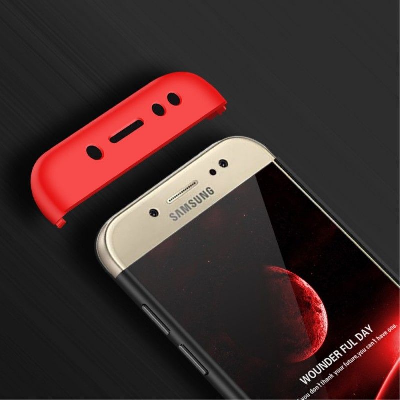 Etui Samsung Galaxy J5 2017 Czerwony Czarny Odłączany Gkk