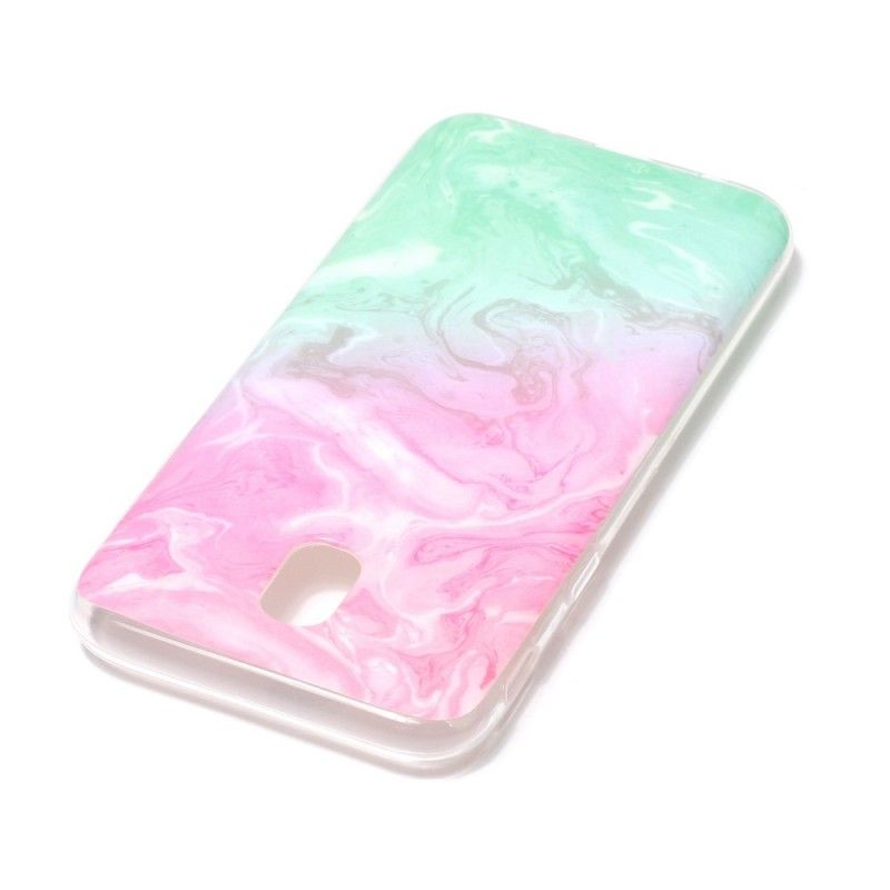 Etui Samsung Galaxy J5 2017 Kolorowy Marmur Etui Ochronne