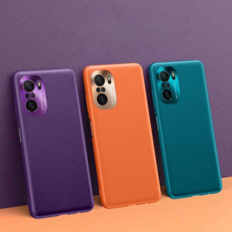 Etui Do Xiaomi Mi 11i 5g / Poco F3 Prestiżowy Efekt Skóry