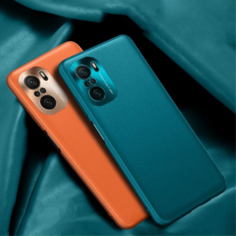 Etui Do Xiaomi Mi 11i 5g / Poco F3 Prestiżowy Efekt Skóry