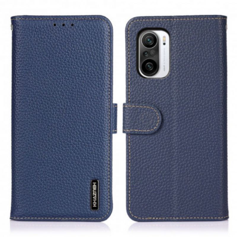 Etui Folio Xiaomi Mi 11i 5g / Poco F3 Litchi Khazneh Skóra Etui Ochronne