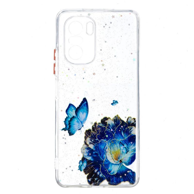 Etui Xiaomi Mi 11i 5g / Poco F3 Kwiatowa Hybryda Motyla