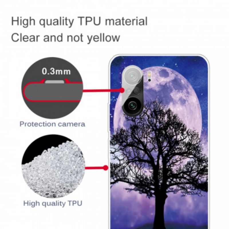Futerały Xiaomi Mi 11i 5g / Poco F3 Etui Na Telefon Drzewo I Księżyc
