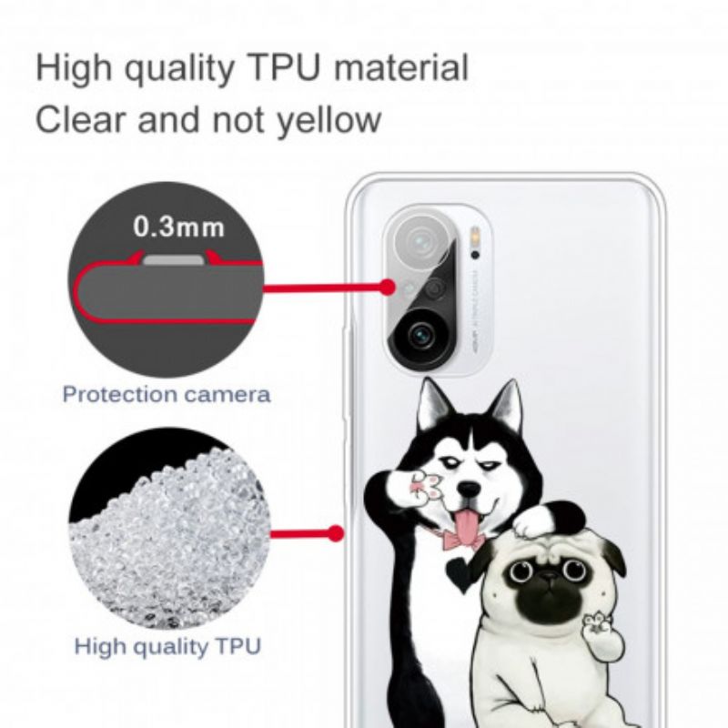 Futerały Xiaomi Mi 11i 5g / Poco F3 Etui Na Telefon Śmieszne Psy