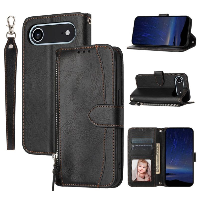 Etui Folio Do iPhone Air Portfel W Stylu Retro