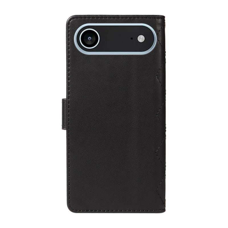 Etui Folio iPhone Air Pikowany Z Paskiem I Paskiem Na Ramię Etui Ochronne